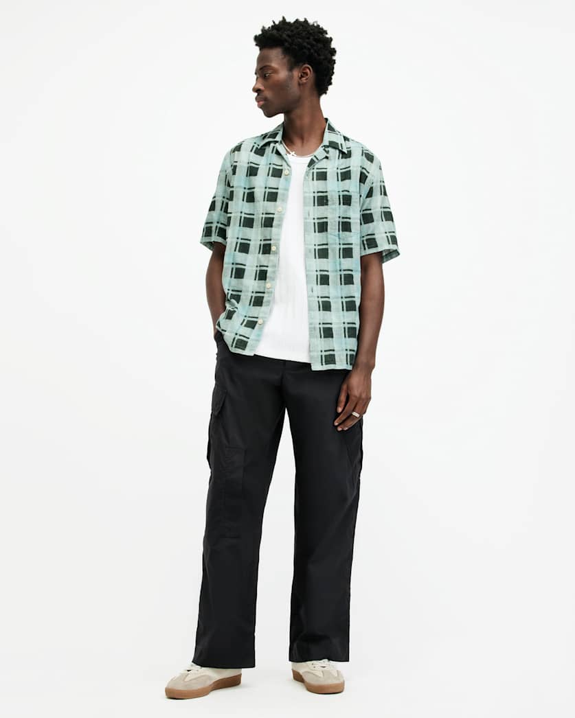 Verge Wide Leg Relaxed Fit Cargo Trousers