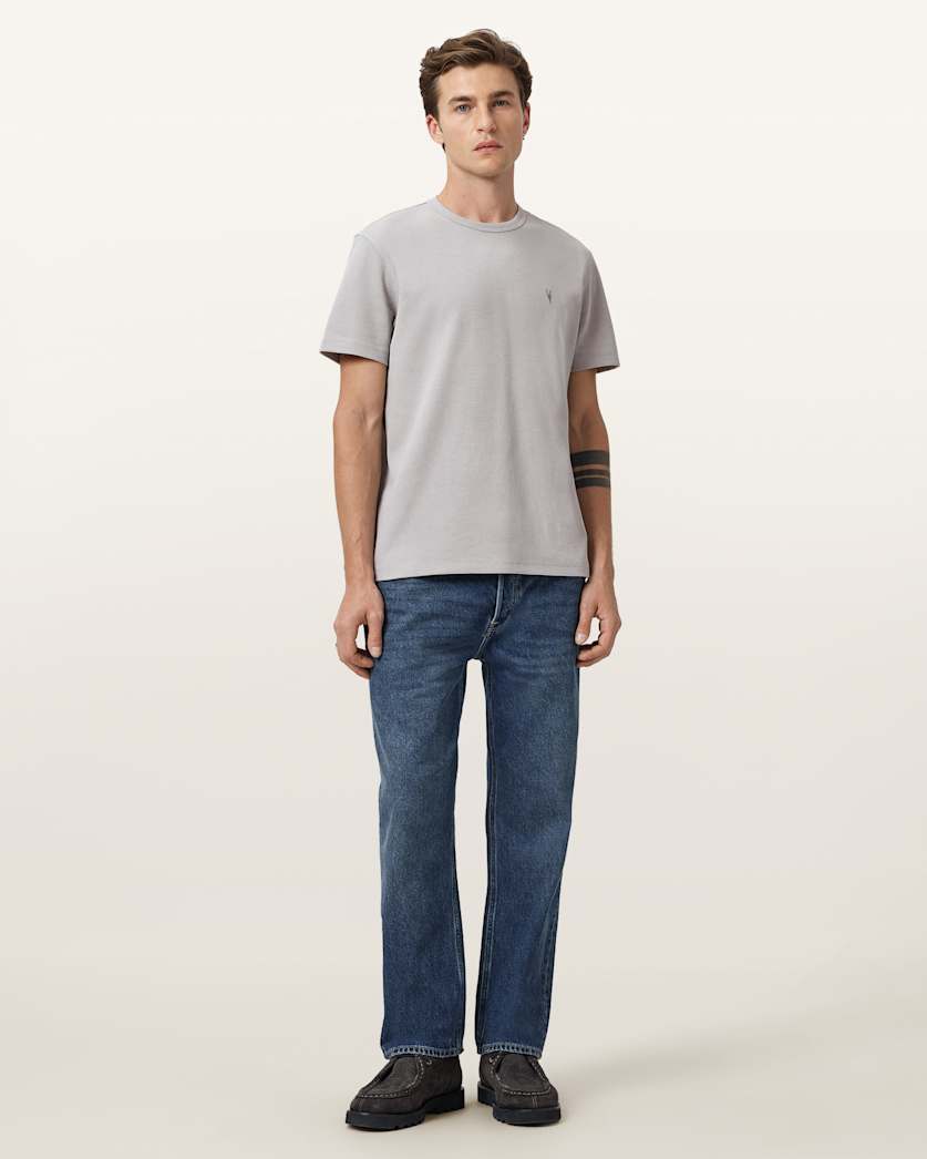 Ellis Waffle Texture Crew Neck T-Shirt