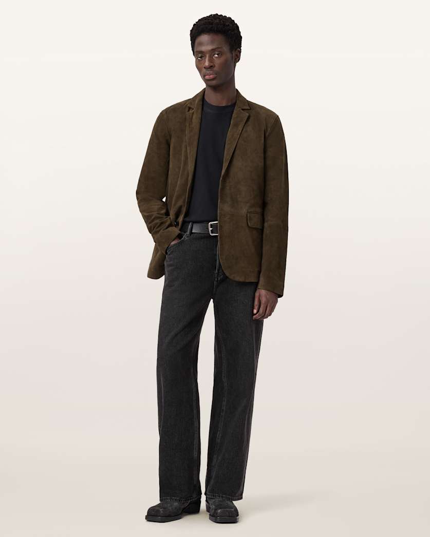 Monet Waxed Suede Blazer