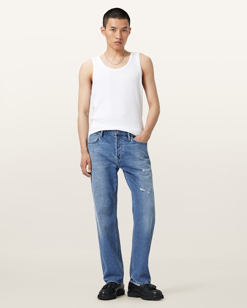 Reid Straight Fit Denim Jeans