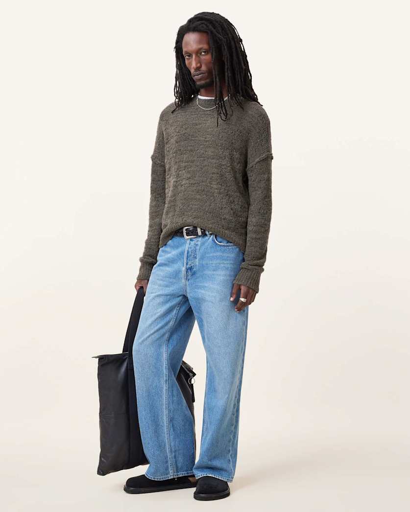 Chillion Boxy Oversized Crew Neck Jumper