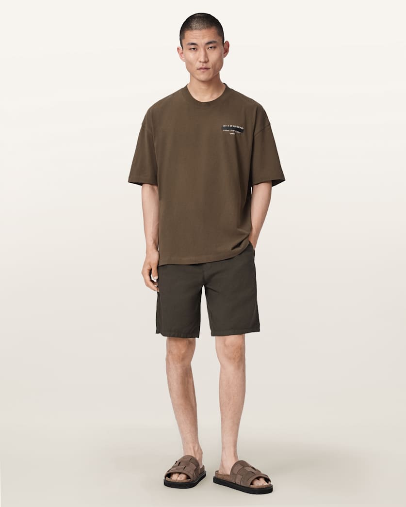 Hanbury Linen Blend Relaxed Fit Shorts