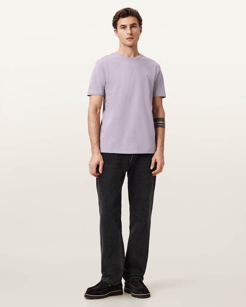 Brace Brushed Cotton Crew Neck T-Shirt