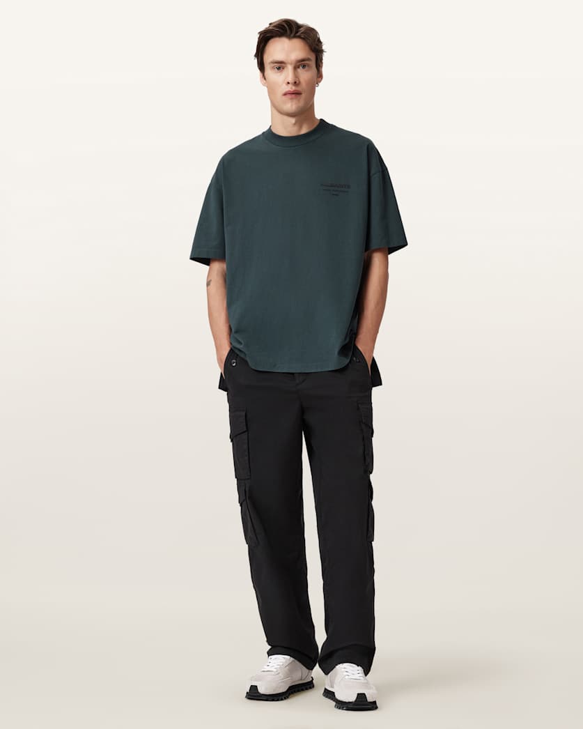 Xander Flocked Logo Oversized T-Shirt