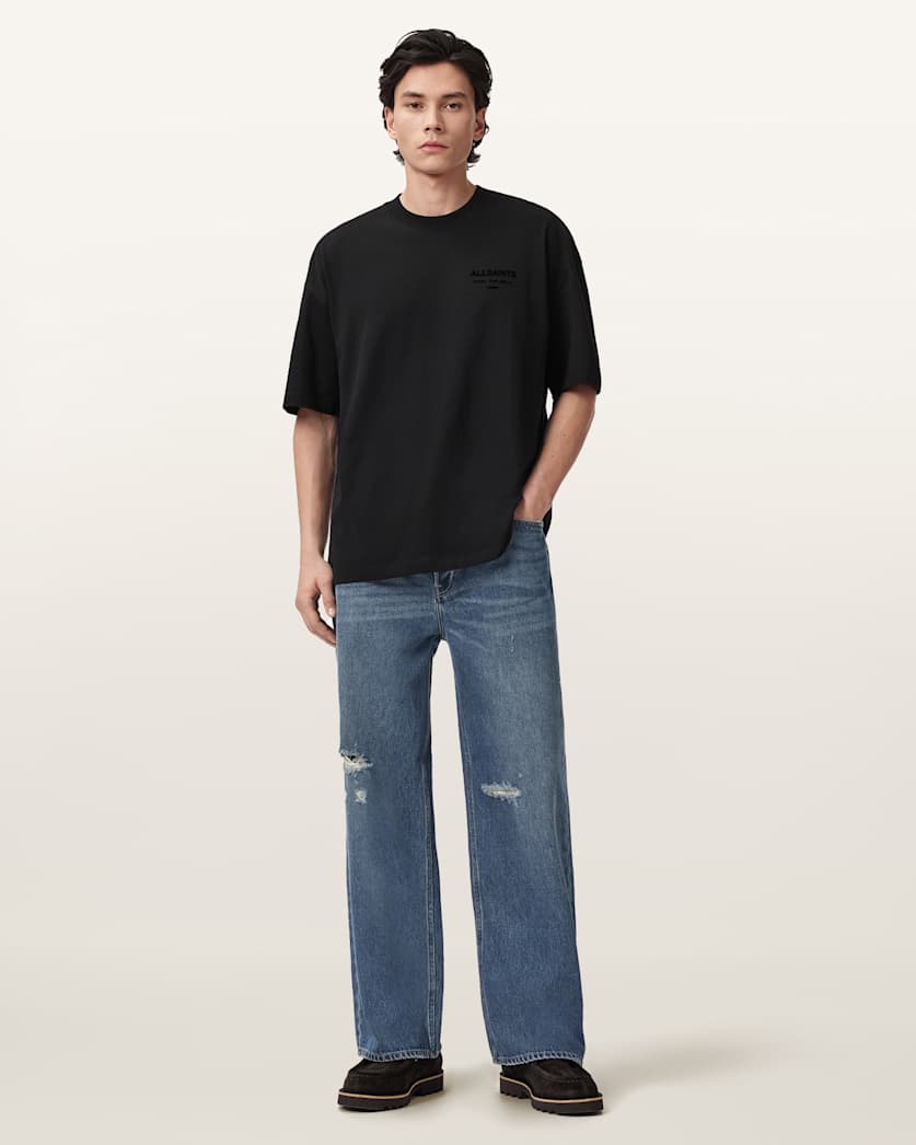 Xander Flocked Logo Oversized T-Shirt