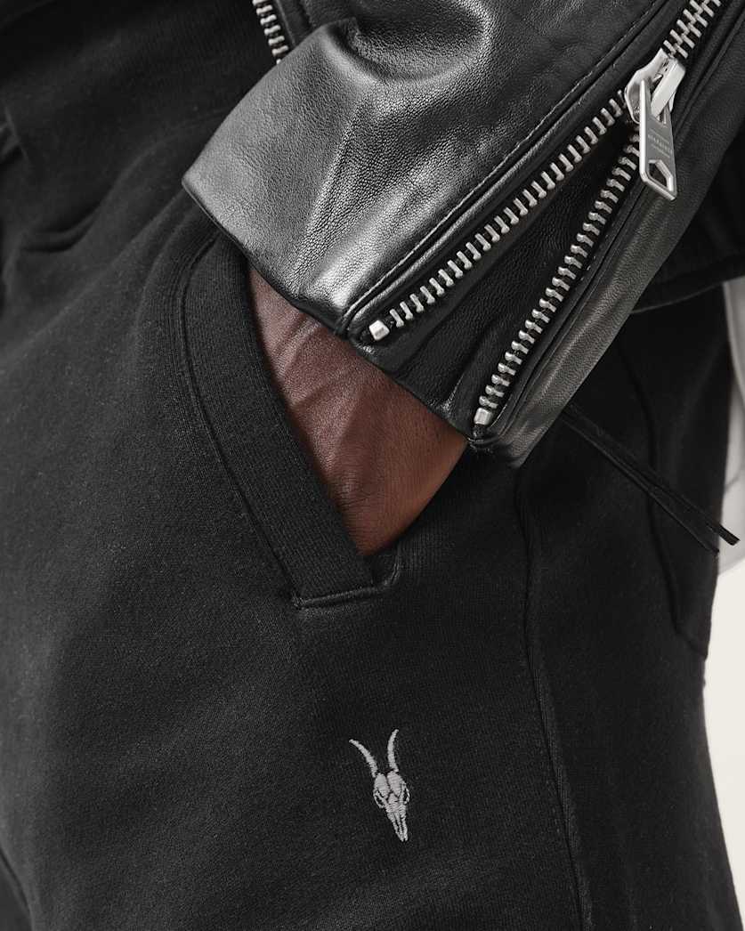 Raven Cuffed Slim Fit Ramskull Sweatpants