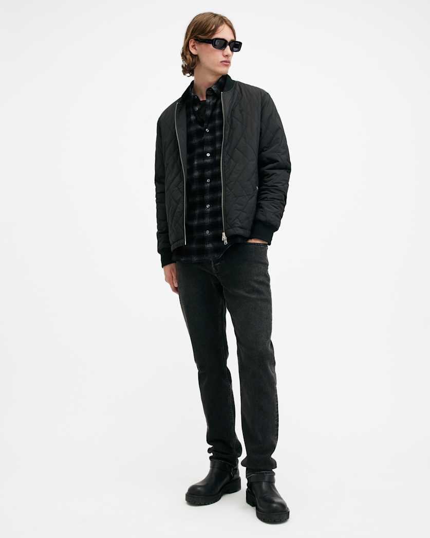 Kink Corduroy Checked Relaxed Fit Shirt