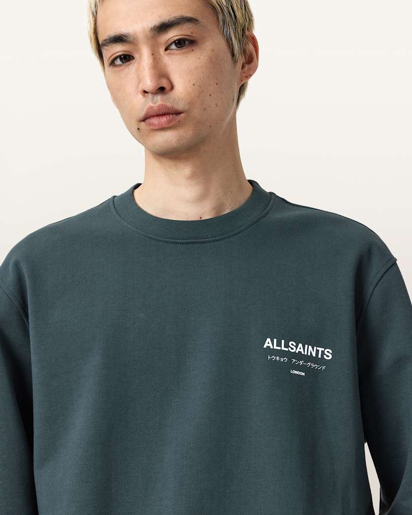Underground Relaxed Fit Crew Neck Sweatshirt