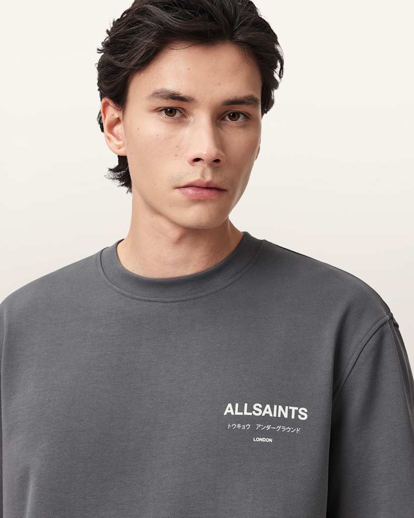 Underground Relaxed Fit Crew Neck Sweatshirt