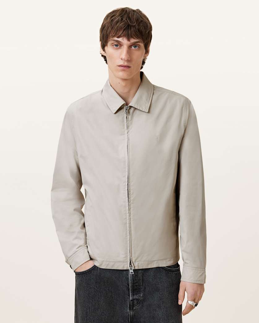 Trey Taupe Ramskull Pointed Collar Jacket