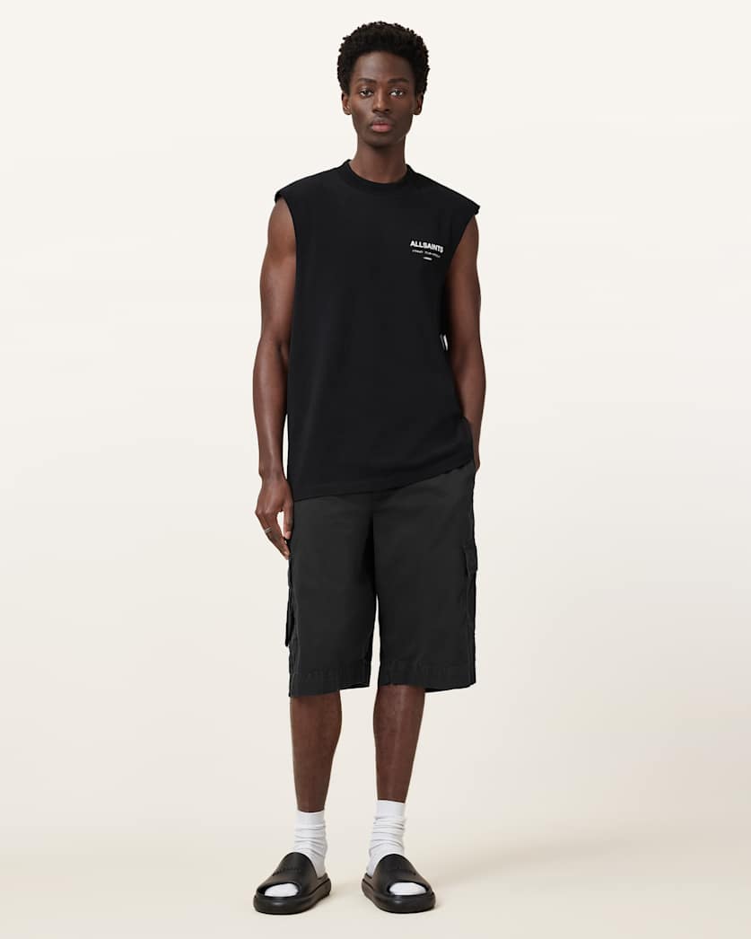 Underground Sleeveless Crew Neck T-Shirt