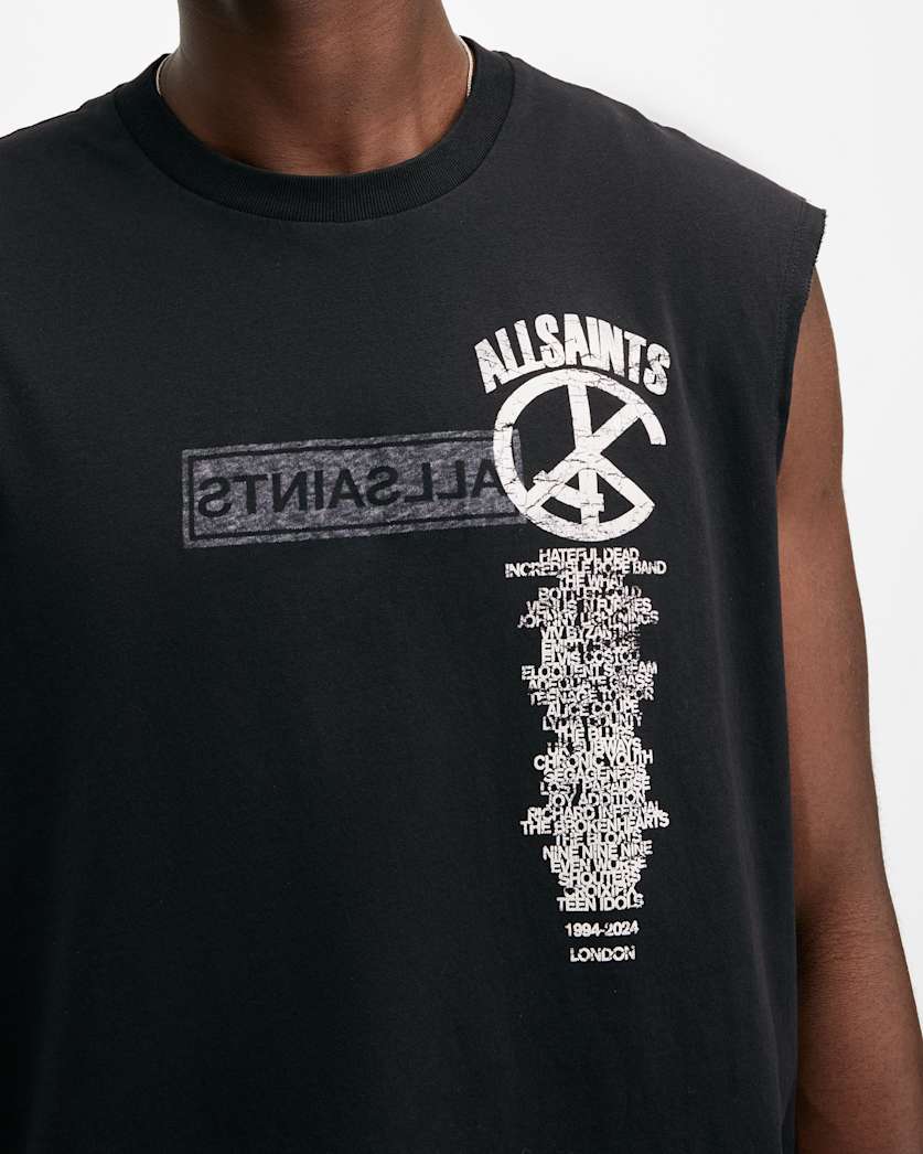 Stock Sleeveless Printed Tank Top