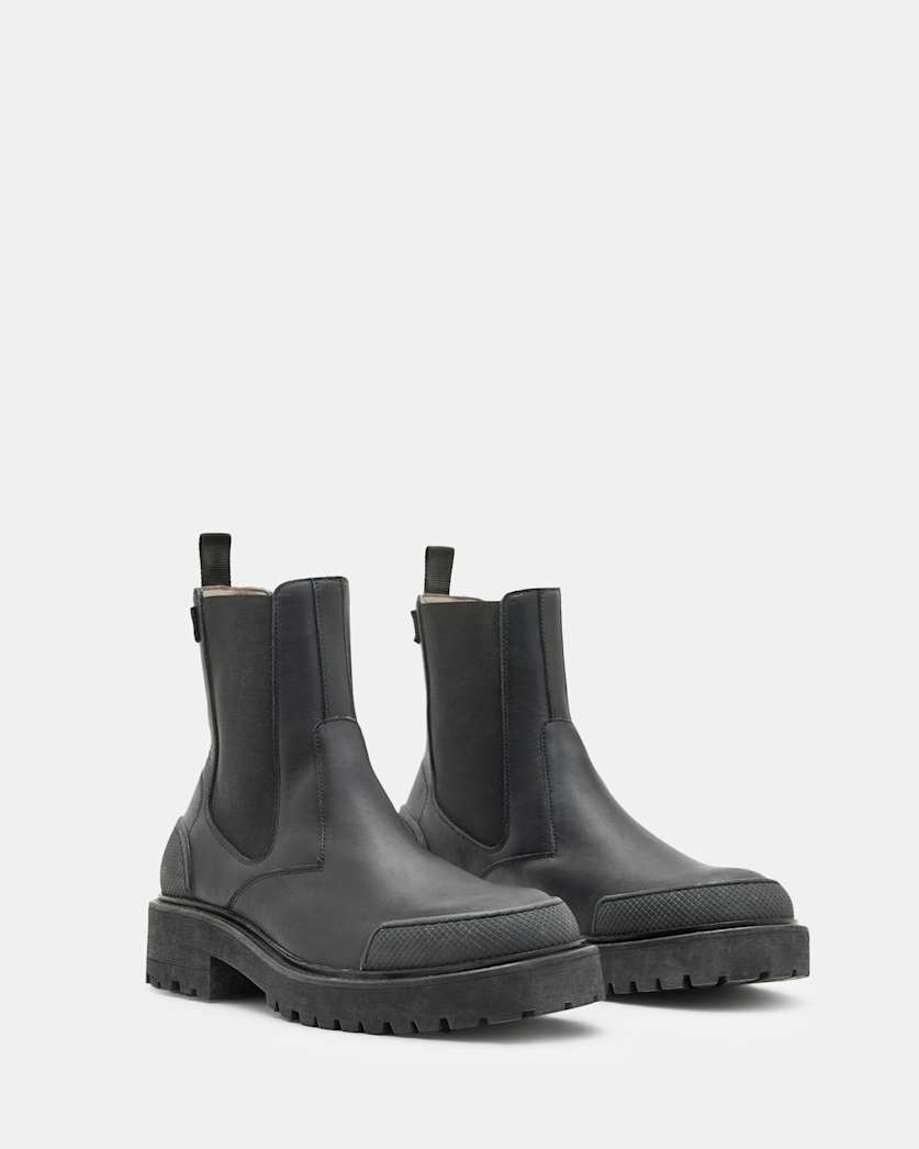 Matrix Leather Work Chelsea Boots