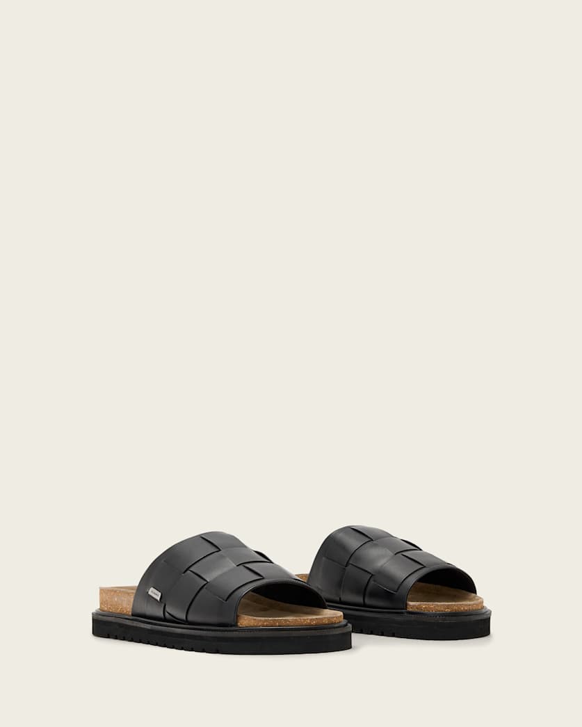 Randal Woven Leather Sandals