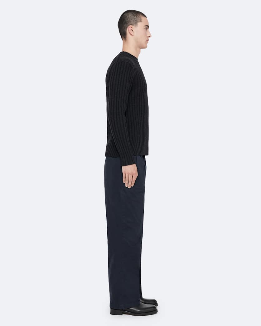 Aston straight fit double pleat chinos