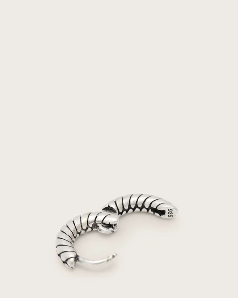 Python Sterling Silver Hoop Earring