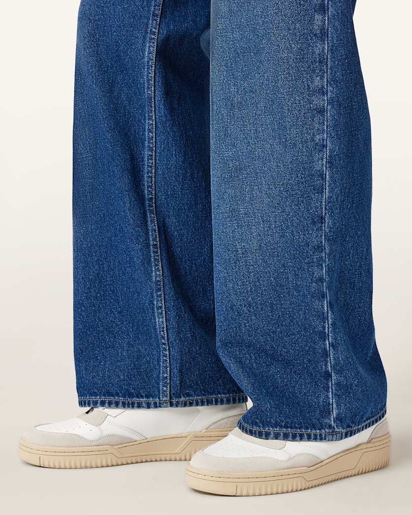 Regan Leather Low Top Trainers