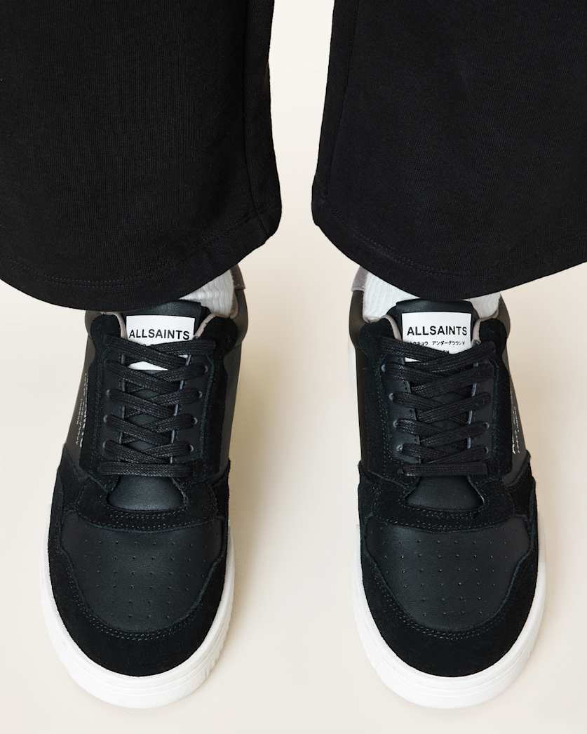 Regan Leather Low Top Trainers