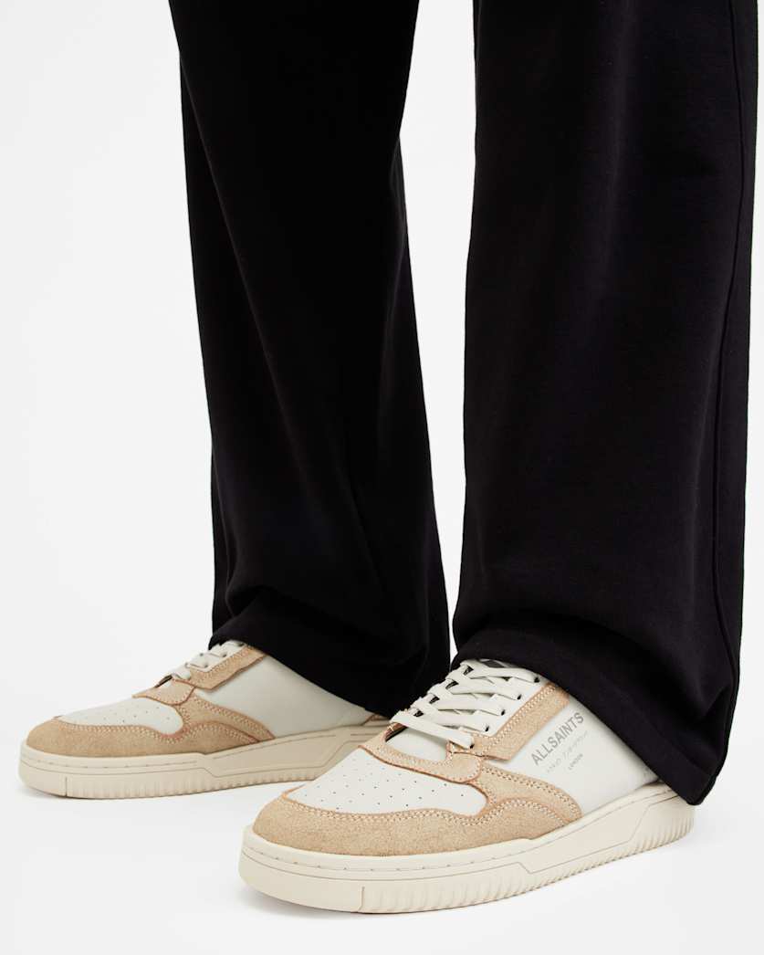 Regan Leather Low Top Trainers