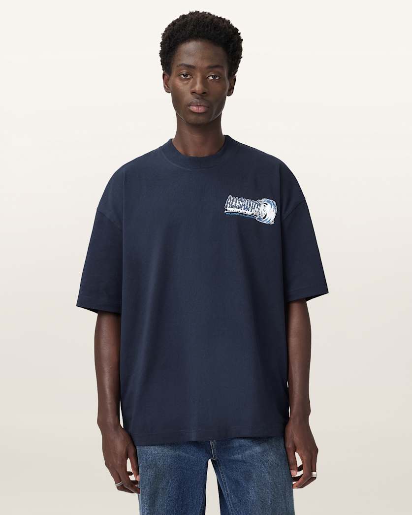 Williams X AllSaints Burnout Crew Neck T-Shirt