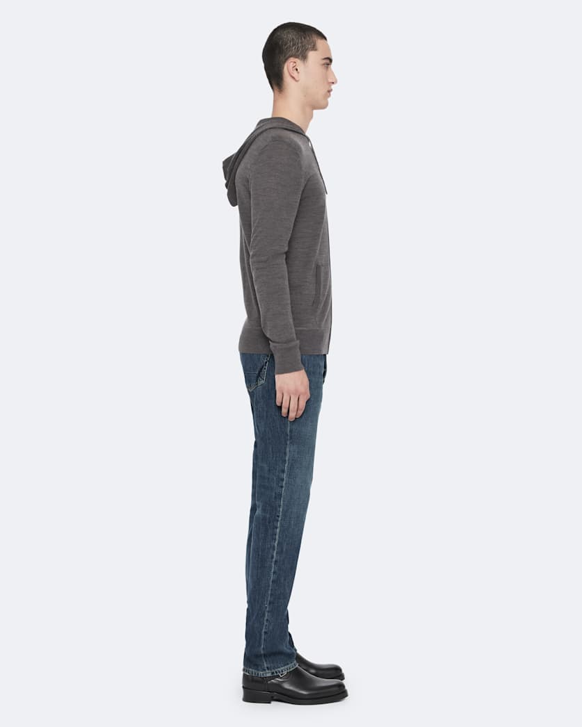 Slim-Fit Straight-Leg Jeans