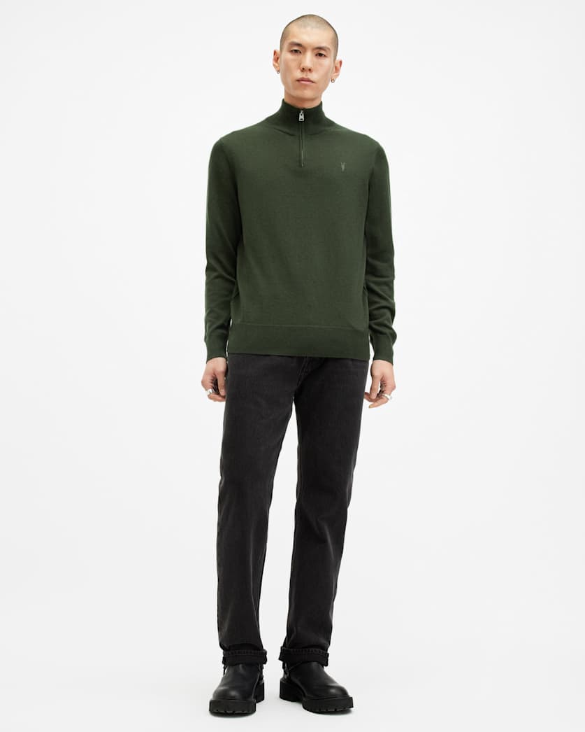 Kilburn Zip Funnel Neck Ramskull Jumper