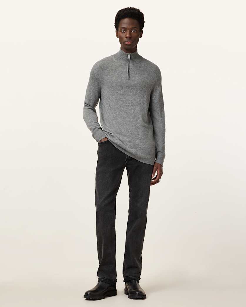 Kilburn Zip Funnel Neck Ramskull Jumper