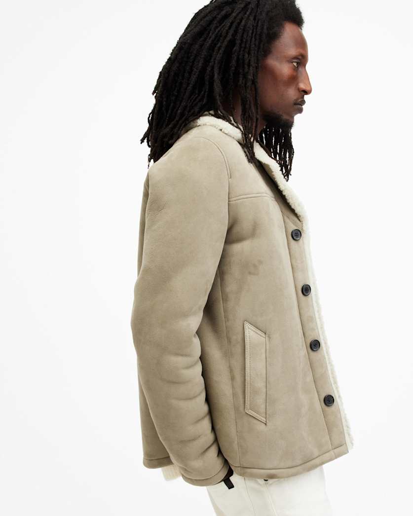 Paulson Relaxed Fit Shearling Coat