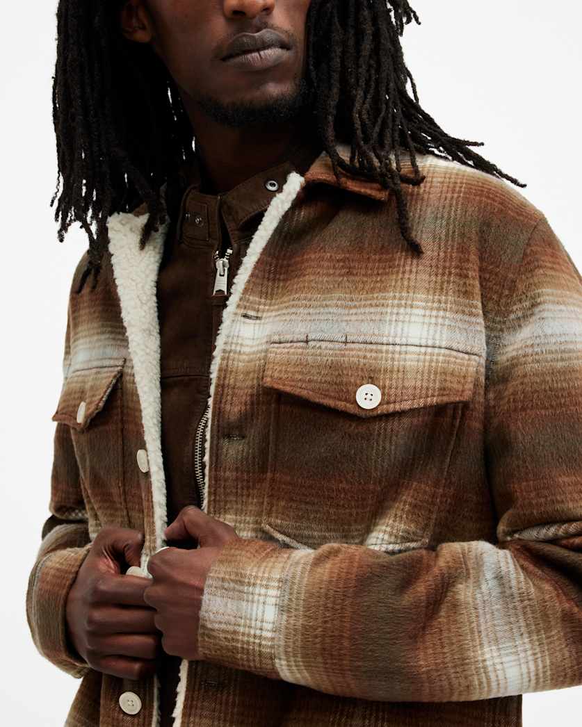 Ormond Checked Sherpa Jacket
