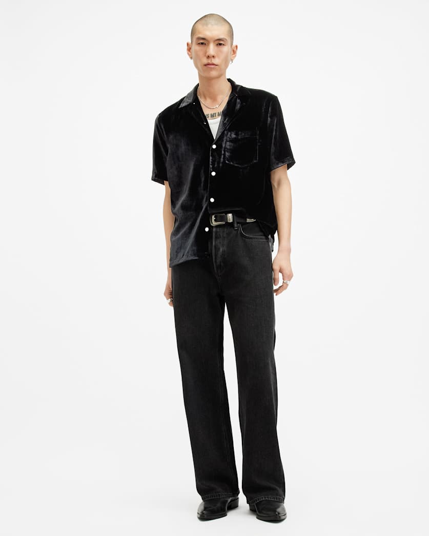 Runa Velvet Relaxed Fit Shirt