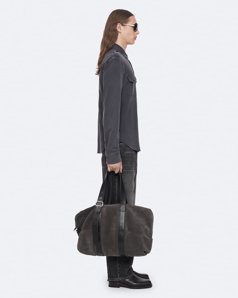 Regular-fit military shirt