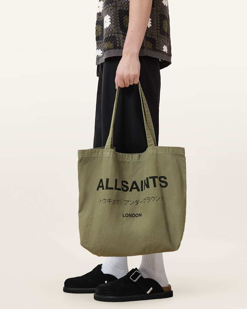 Underground Logo Printed Tote Bag