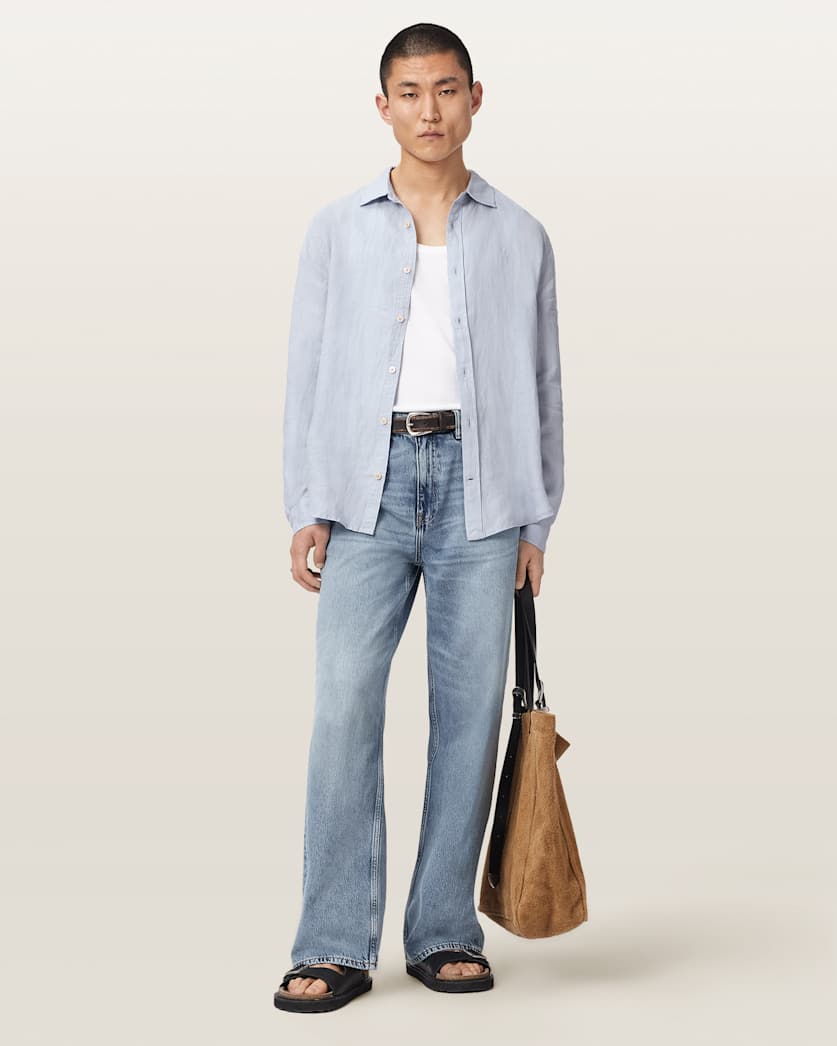Loom Long Sleeve Linen Shirt