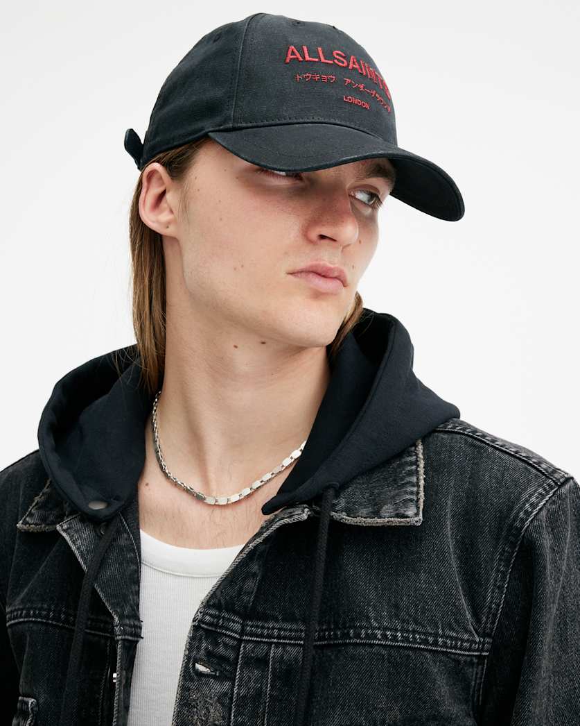 Underground Logo Print Baseball Cap