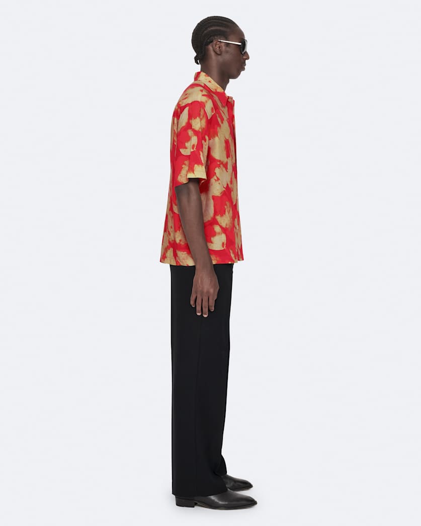 Tulip Oversized Viscose Floral Shirt