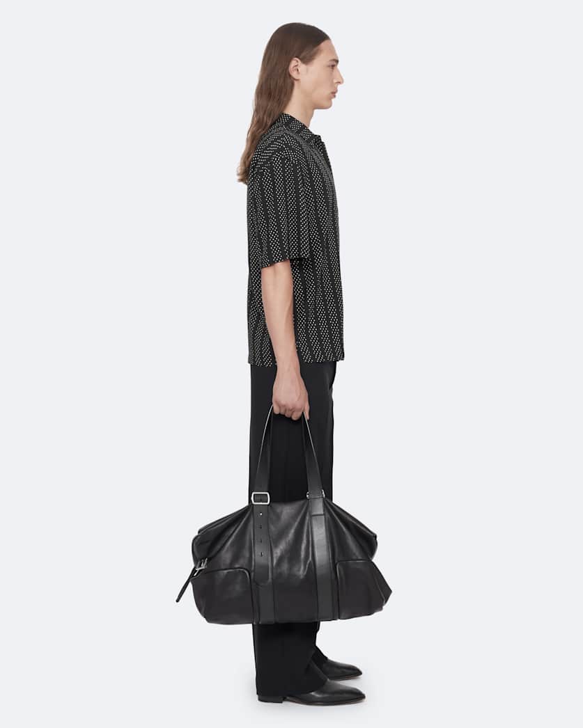 Quasar Oversized Viscose Polkadot Shirt