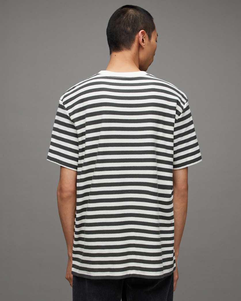 Barrett Striped Ramskull Crew T-Shirt