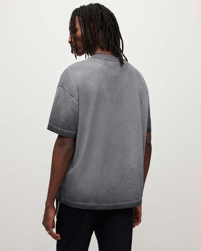 Parc Oversized Oil Effect Crew T-Shirt