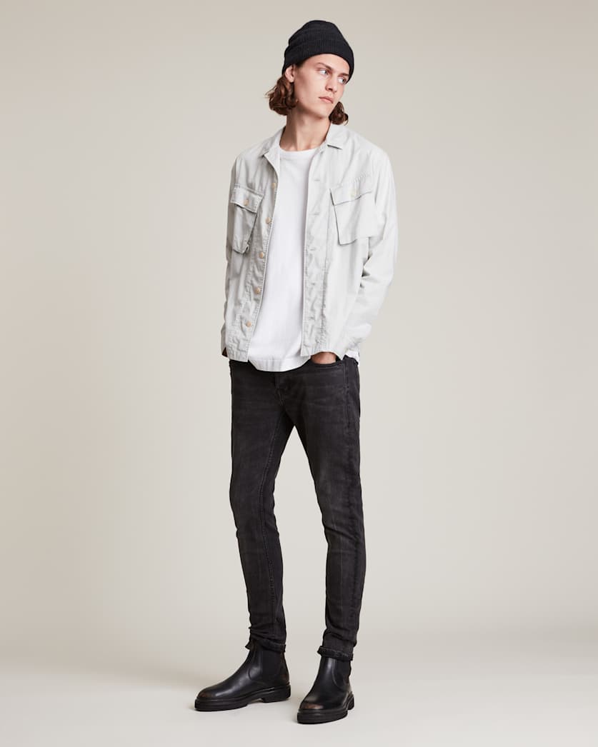 Cigarette Skinny Fit Stretch Denim Jeans
