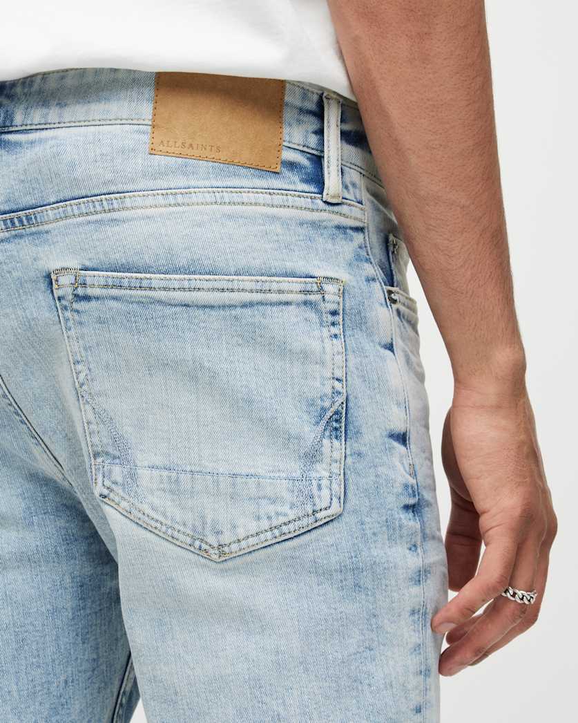 Cigarette Damaged Skinny Jeans