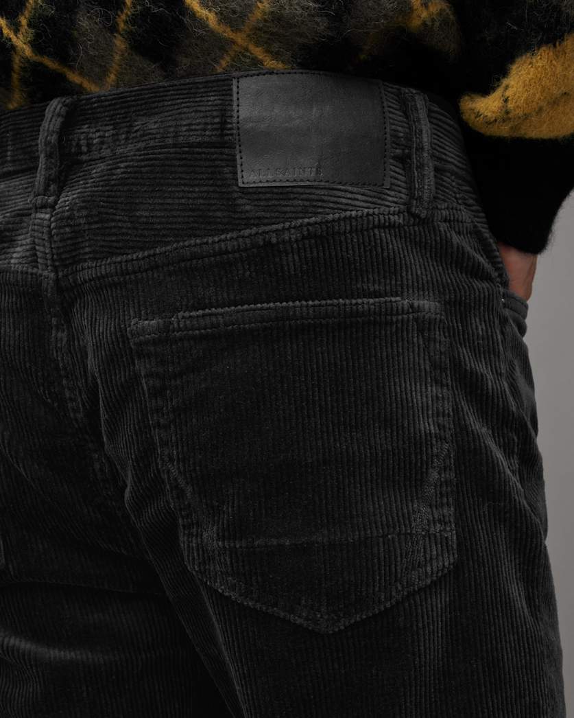 Dean Slim Fit Cropped Corduroy Jeans