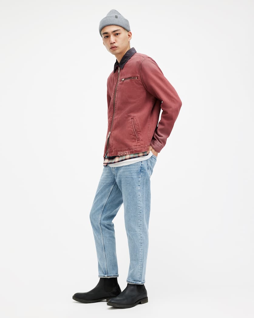 Dean Slim Fit Cropped Denim Jeans
