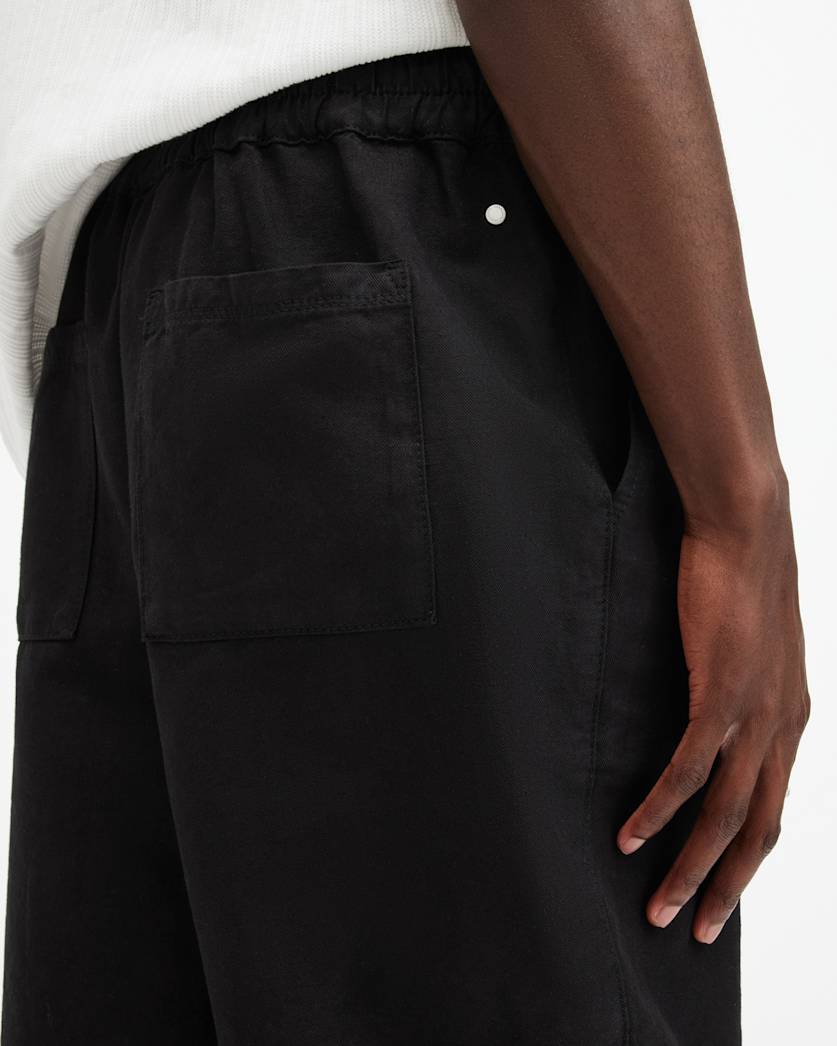 Hanbury Linen Blend Straight Fit Shorts