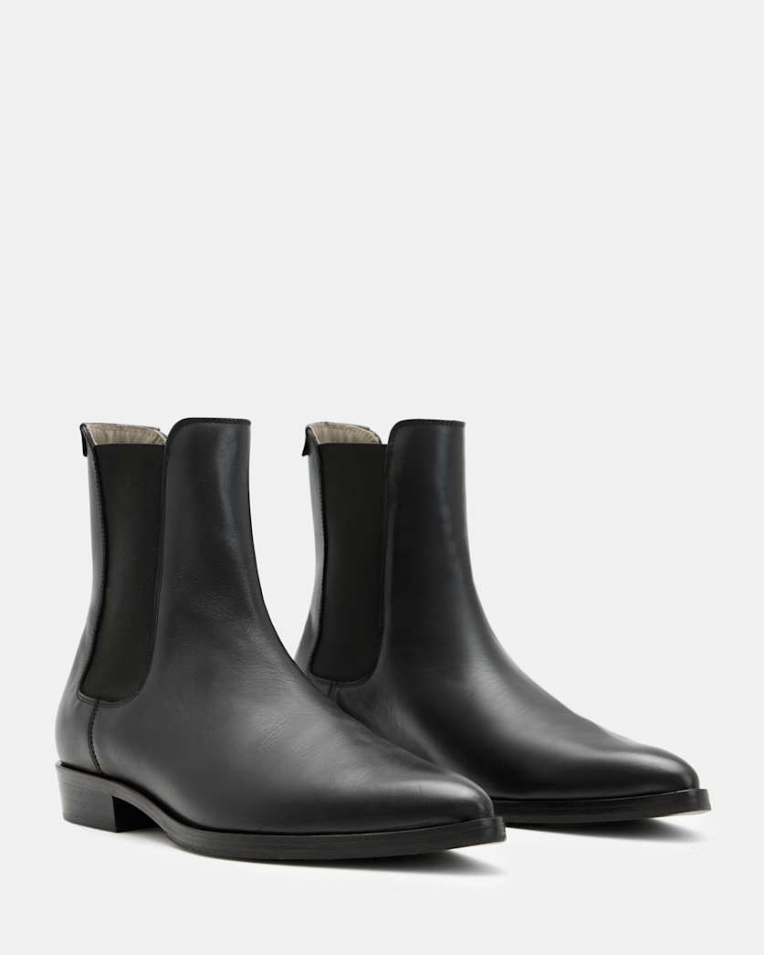 Steam Leather Chelsea Boots