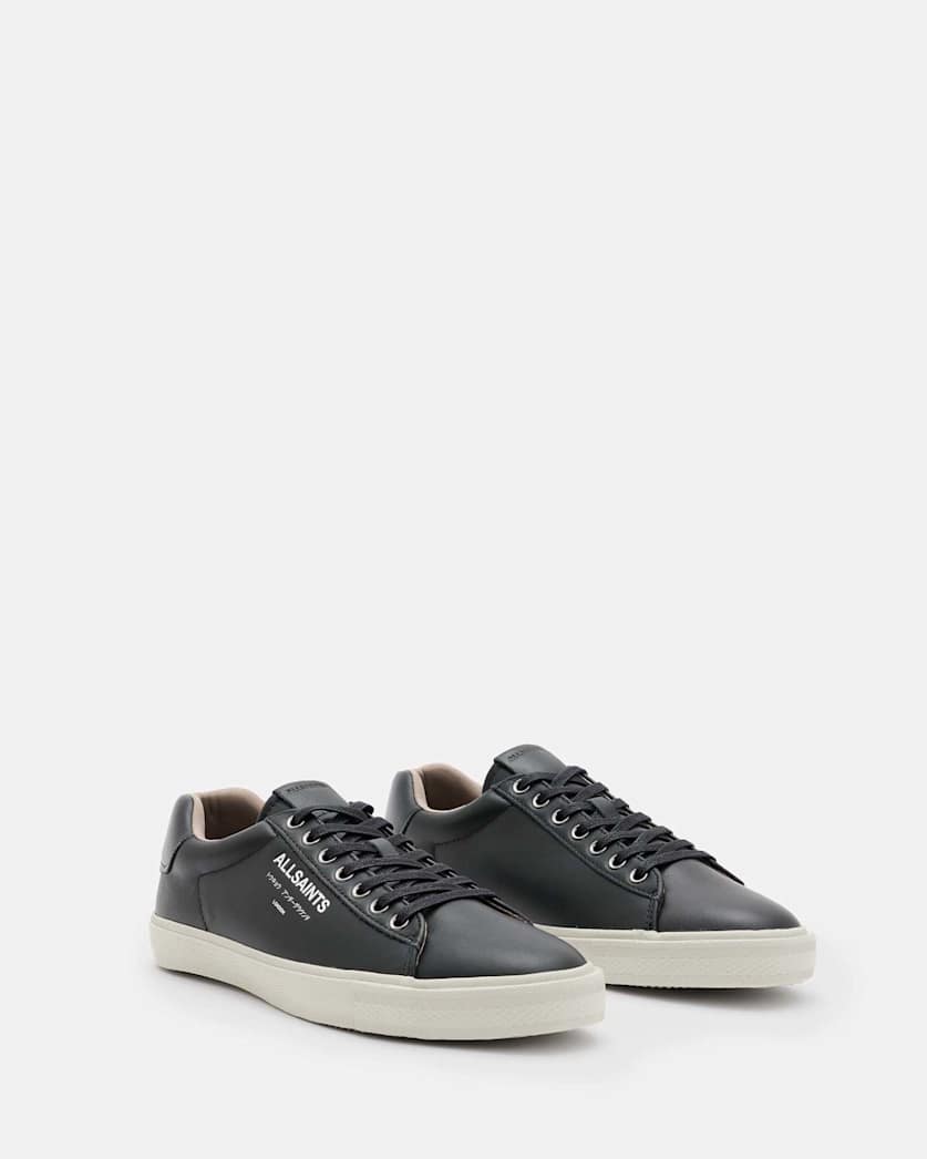 Underground Leather Low Top Trainers