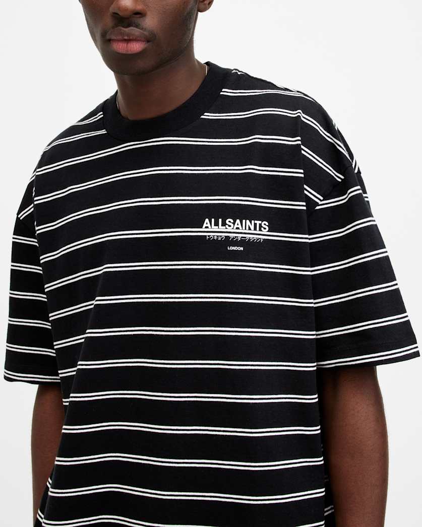 Underground Oversized Striped T-Shirt