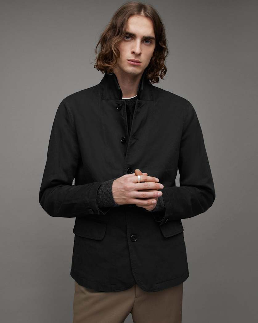 Miles Double Layered Button Up Blazer
