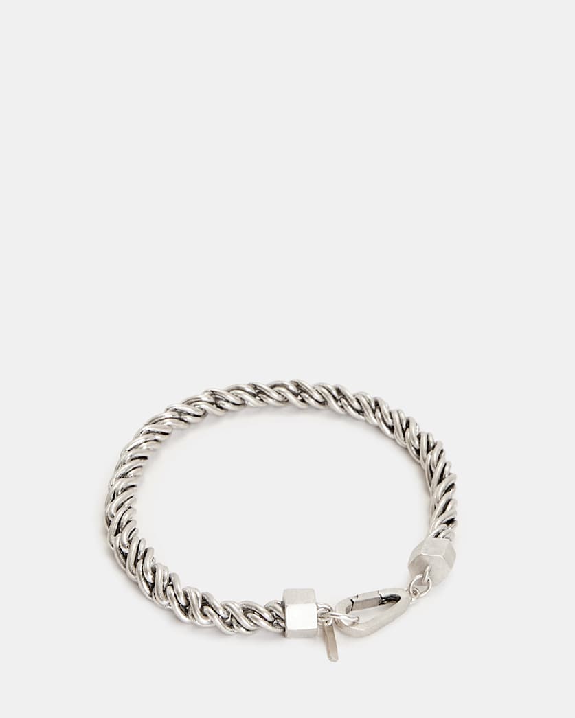 Rope Chain Sterling Silver Bracelet
