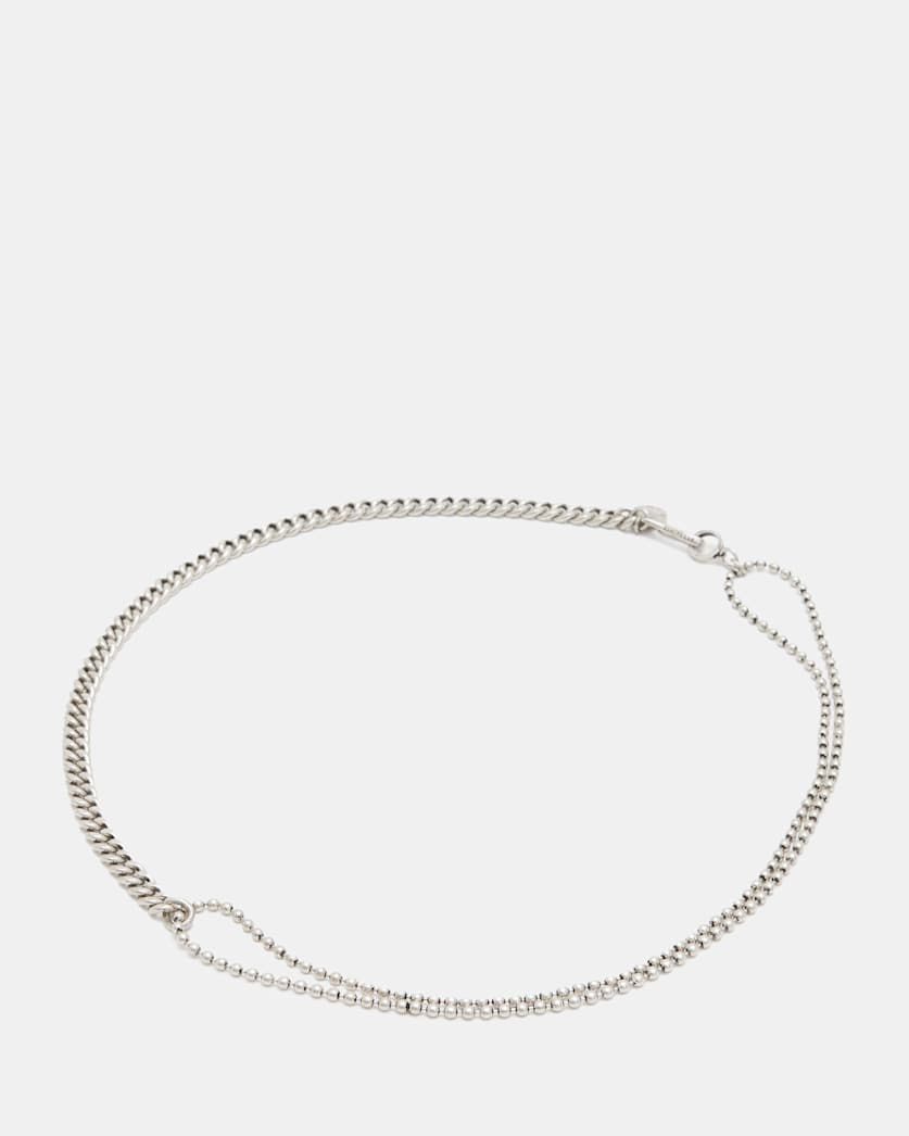 Cai Sterling Silver Mixed Chain Necklace