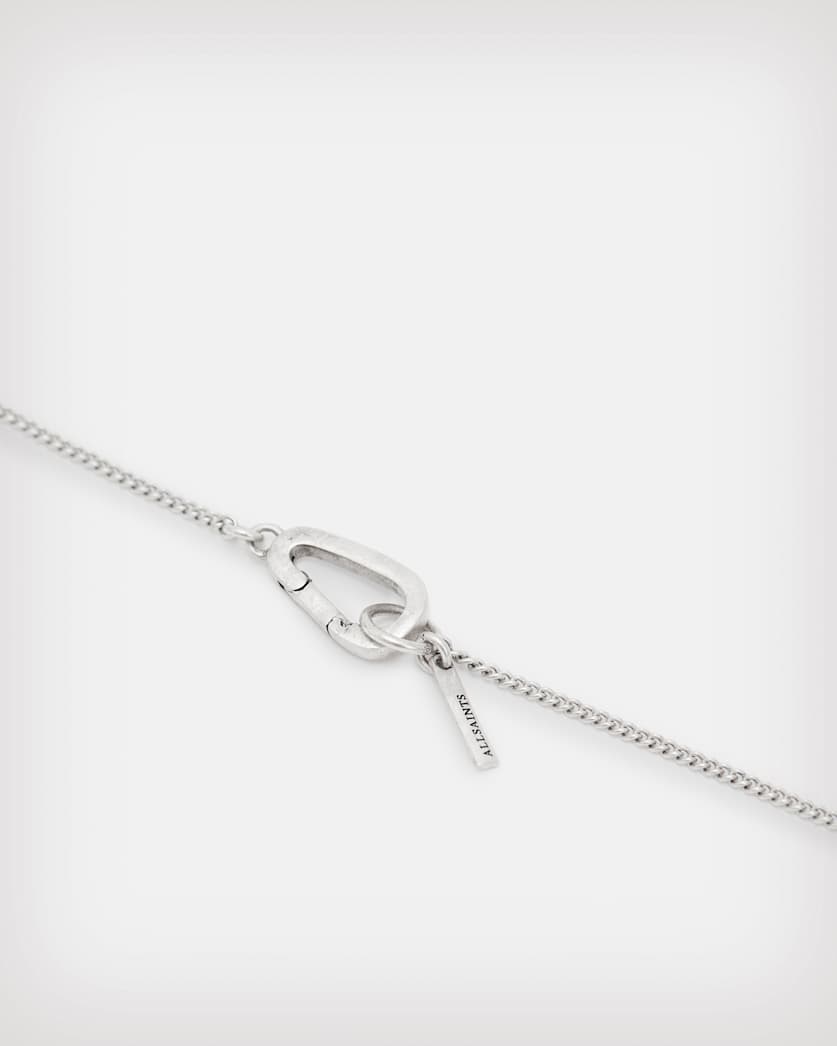 Double Dice Sterling Silver Necklace